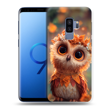 Силиконовый чехол на Samsung Galaxy S9 Plus с принтом Милая сова