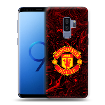 Силиконовый чехол на Samsung Galaxy S9 Plus с принтом Manchester United