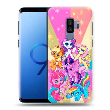 Силиконовый чехол на Samsung Galaxy S9 Plus с принтом My little pony Дружба чудо Силиконовый чехол на Samsung Galaxy S9 Plus с принтом My little pony Дружба чудо