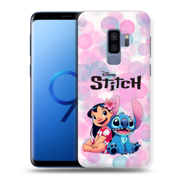 Силиконовый чехол на Samsung Galaxy S9 Plus с принтом Лило и Стич Силиконовый чехол на Samsung Galaxy S9 Plus с принтом Лило и Стич