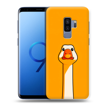 Силиконовый чехол на Samsung Galaxy S9 Plus с принтом Смешная утка