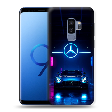 Силиконовый чехол на Samsung Galaxy S9 Plus с принтом Mercedes Мерседес Силиконовый чехол на Samsung Galaxy S9 Plus с принтом Mercedes Мерседес
