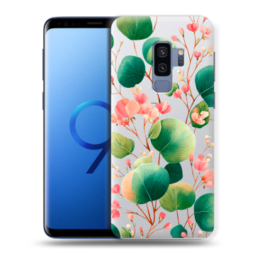 Силиконовый чехол на Samsung Galaxy S9 Plus с принтом женский