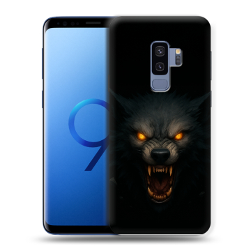 Силиконовый чехол на Samsung Galaxy S9 Plus с принтом Волк