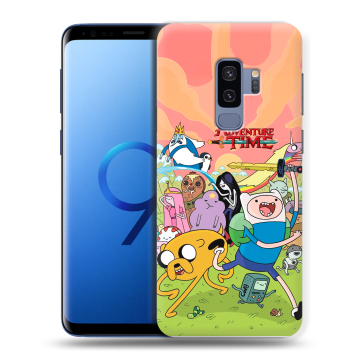 Силиконовый чехол на Samsung Galaxy S9 Plus с принтом Adventure time Время приключений