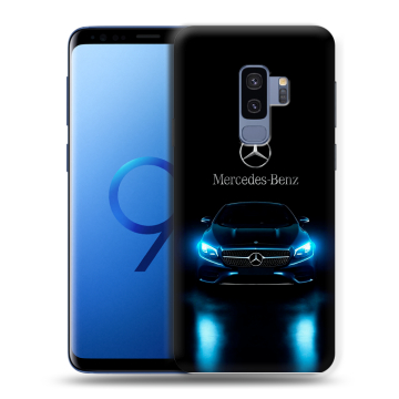Силиконовый чехол на Samsung Galaxy S9 Plus с принтом Mercedes Мерседес