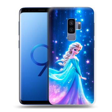 Силиконовый чехол на Samsung Galaxy S9 Plus с принтом Холодное сердце Frozen Силиконовый чехол на Samsung Galaxy S9 Plus с принтом Холодное сердце Frozen