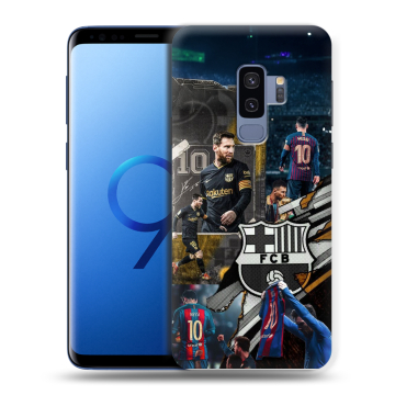 Силиконовый чехол на Samsung Galaxy S9 Plus с принтом Messi Barcelona Силиконовый чехол на Samsung Galaxy S9 Plus с принтом Messi Barcelona