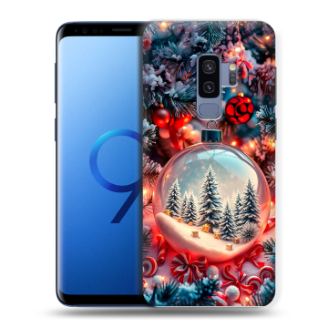 Силиконовый чехол на Samsung Galaxy S9 Plus с принтом Новый год
