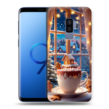 Силиконовый чехол на Samsung Galaxy S9 Plus с принтом Новый год