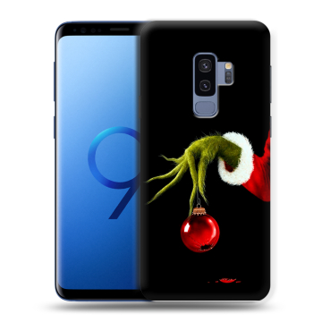 Силиконовый чехол на Samsung Galaxy S9 Plus с принтом Новый год Гринч
