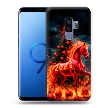 Силиконовый чехол на Samsung Galaxy S9 Plus с принтом Новый год
