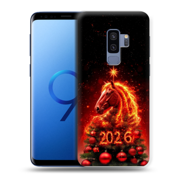 Силиконовый чехол на Samsung Galaxy S9 Plus с принтом Новый год
