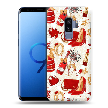 Силиконовый чехол на Samsung Galaxy S9 Plus с принтом Новый год
