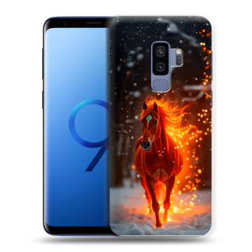 Силиконовый чехол на Samsung Galaxy S9 Plus с принтом Новый год Силиконовый чехол на Samsung Galaxy S9 Plus с принтом Новый год