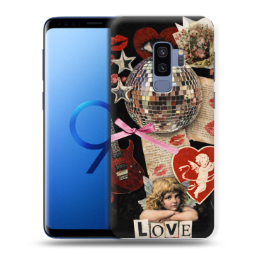 Силиконовый чехол на Samsung Galaxy S9 Plus с принтом для девочек