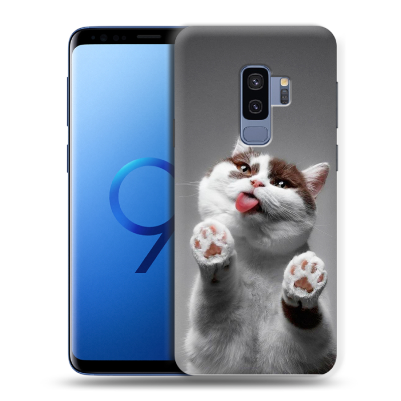 Силиконовый чехол на Samsung Galaxy S9 Plus с принтом Коты Силиконовый чехол на Samsung Galaxy S9 Plus с принтом Коты