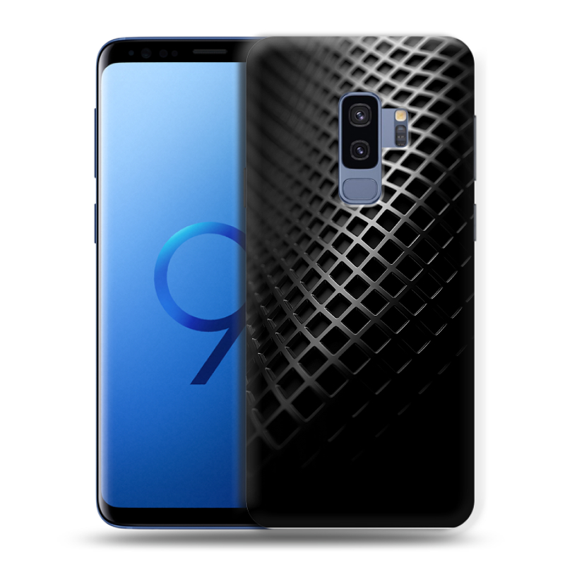 Силиконовый чехол на Samsung Galaxy S9 Plus с принтом Текстура металла Силиконовый чехол на Samsung Galaxy S9 Plus с принтом Текстура металла