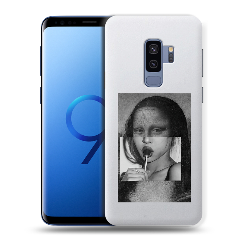 Силиконовый чехол на Samsung Galaxy S9 Plus с принтом Мона Лиза Силиконовый чехол на Samsung Galaxy S9 Plus с принтом Мона Лиза