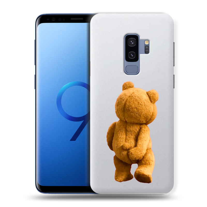 Силиконовый чехол на Samsung Galaxy S9 Plus с принтом Медведь Силиконовый чехол на Samsung Galaxy S9 Plus с принтом Медведь