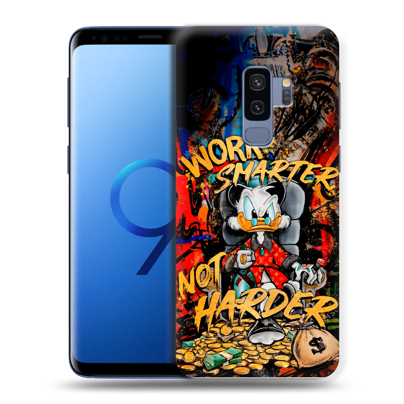Силиконовый чехол на Samsung Galaxy S9 Plus с принтом Дональд Дак Деньги Силиконовый чехол на Samsung Galaxy S9 Plus с принтом Дональд Дак Деньги