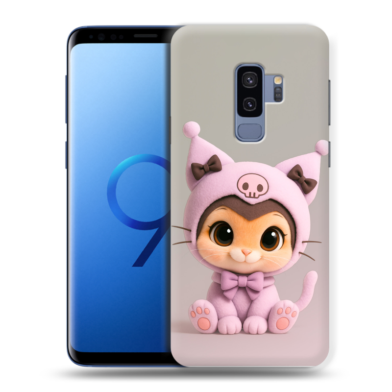 Силиконовый противоударный чехол на Samsung Galaxy S9 Plus с принтом Куроми Kuromi Силиконовый противоударный чехол на Samsung Galaxy S9 Plus с принтом Куроми Kuromi