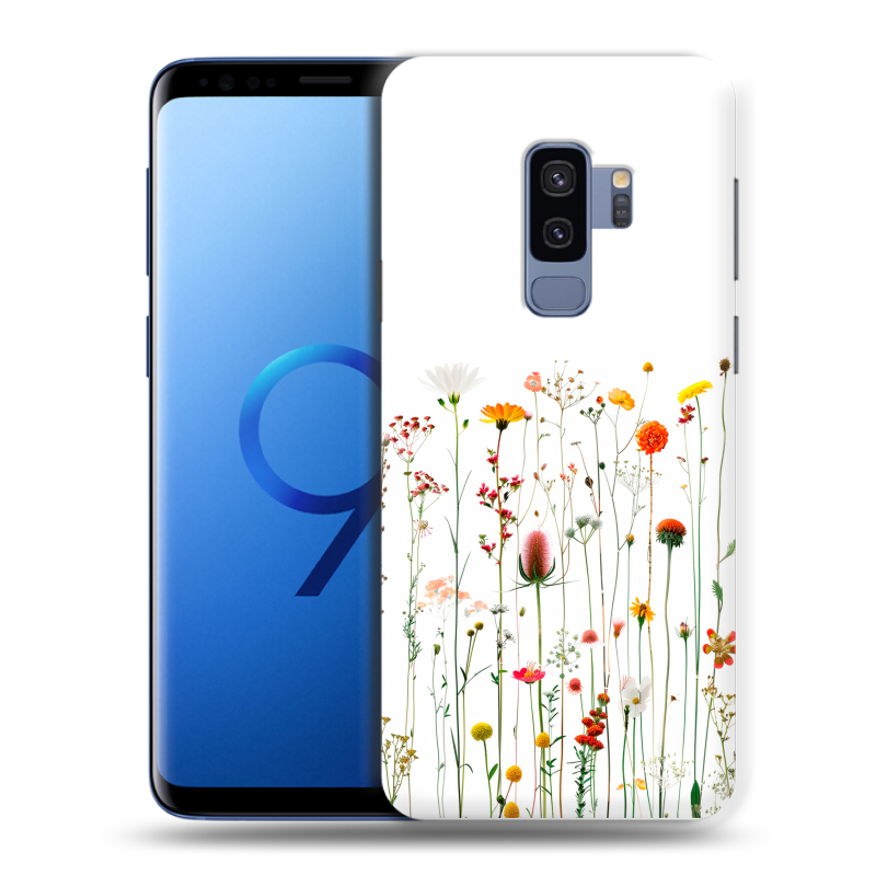 Силиконовый чехол на Samsung Galaxy S9 Plus с принтом цветы Силиконовый чехол на Samsung Galaxy S9 Plus с принтом цветы