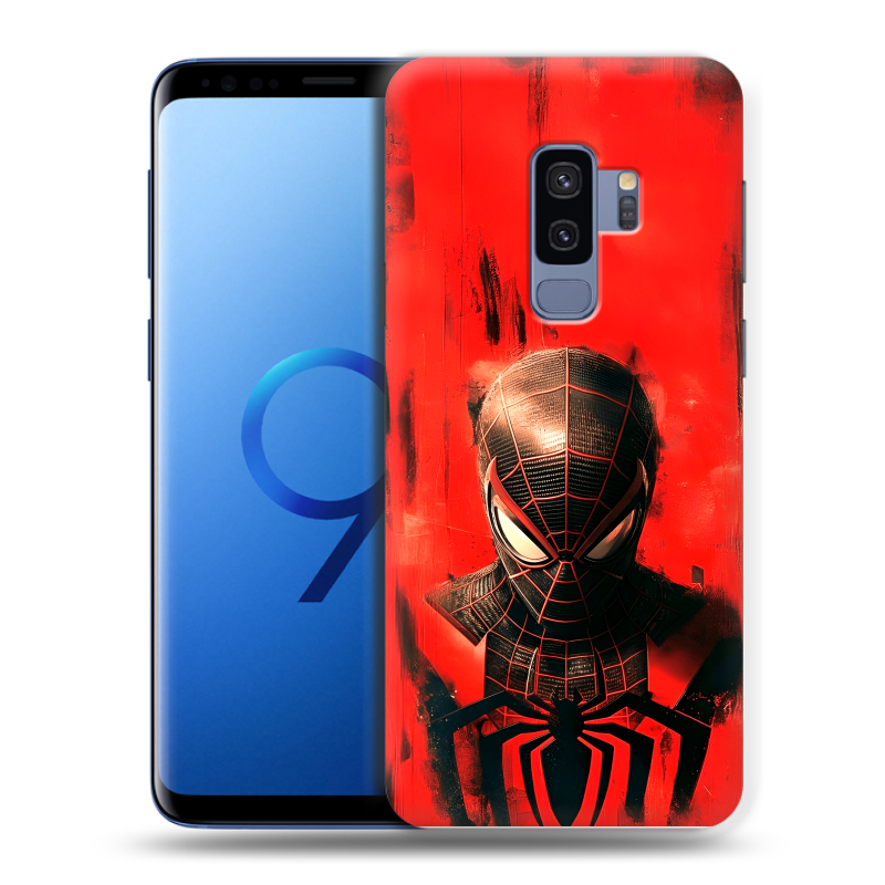 Силиконовый чехол на Samsung Galaxy S9 Plus с принтом человек паук spiderman Силиконовый чехол на Samsung Galaxy S9 Plus с принтом человек паук spiderman
