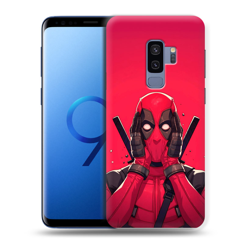 Силиконовый чехол на Samsung Galaxy S9 Plus с принтом Дедпул Deadpool Силиконовый чехол на Samsung Galaxy S9 Plus с принтом Дедпул Deadpool