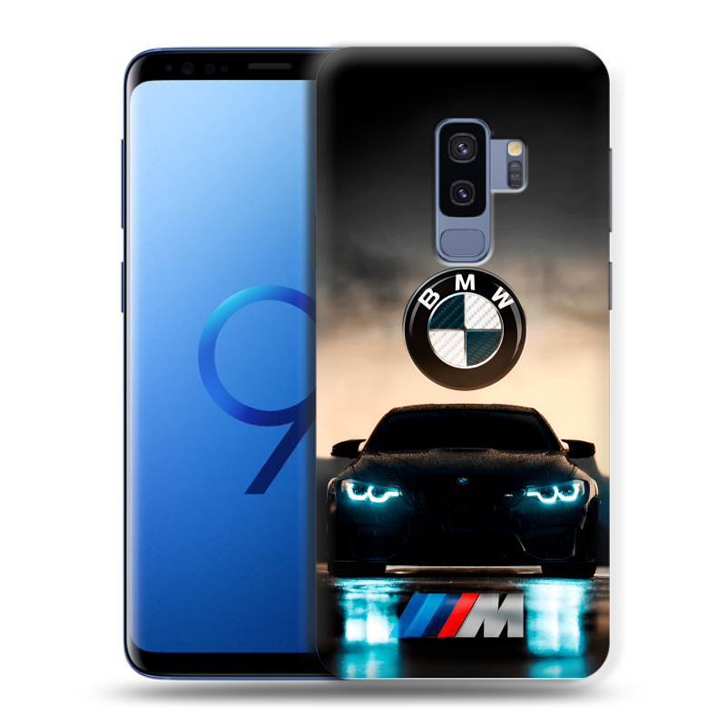 Силиконовый противоударный чехол на Samsung Galaxy S9 Plus с принтом БМВ BMW Силиконовый противоударный чехол на Samsung Galaxy S9 Plus с принтом БМВ BMW