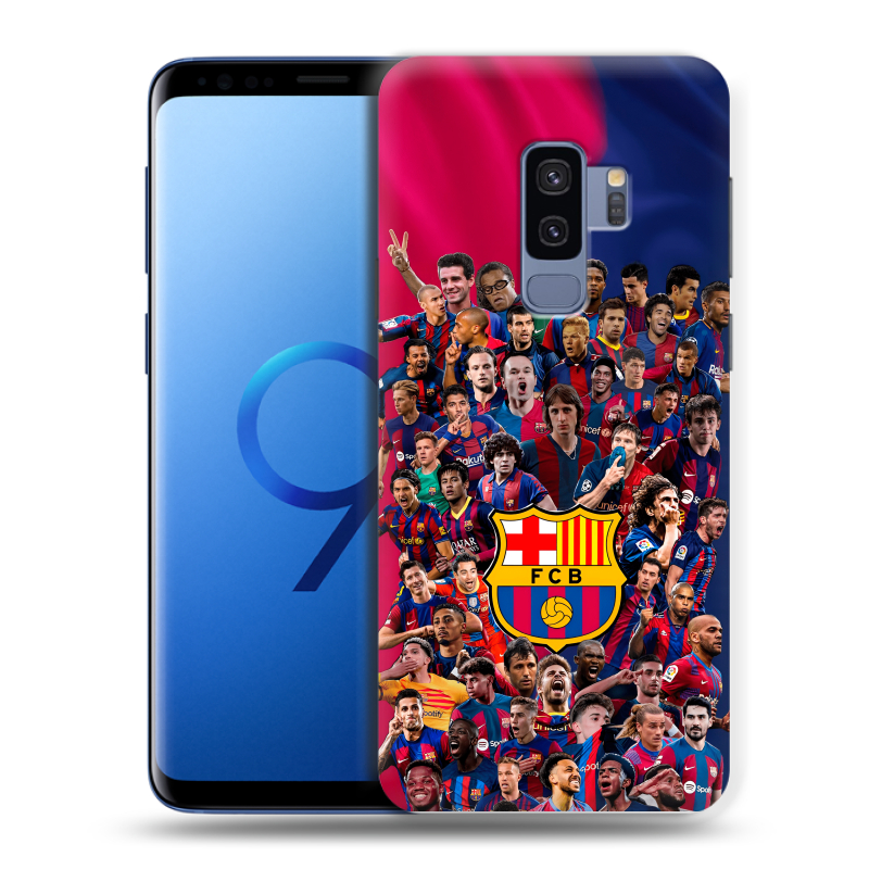 Силиконовый противоударный чехол на Samsung Galaxy S9 Plus с принтом Барселона Barcelona Силиконовый противоударный чехол на Samsung Galaxy S9 Plus с принтом Барселона Barcelona