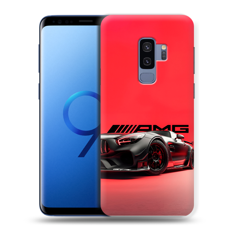Силиконовый чехол на Samsung Galaxy S9 Plus с принтом Мерседес Mercedes AMG Силиконовый чехол на Samsung Galaxy S9 Plus с принтом Мерседес Mercedes AMG
