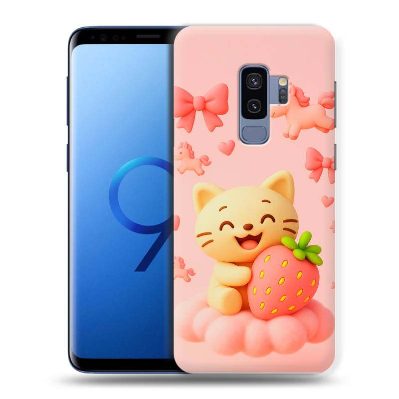 Силиконовый противоударный чехол на Samsung Galaxy S9 Plus с принтом для девочек Силиконовый противоударный чехол на Samsung Galaxy S9 Plus с принтом для девочек