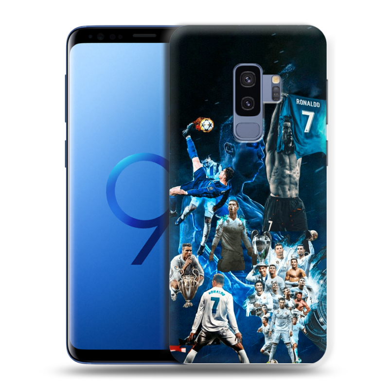 Силиконовый чехол на Samsung Galaxy S9 Plus с принтом Реал Роналдо Силиконовый чехол на Samsung Galaxy S9 Plus с принтом Реал Роналдо