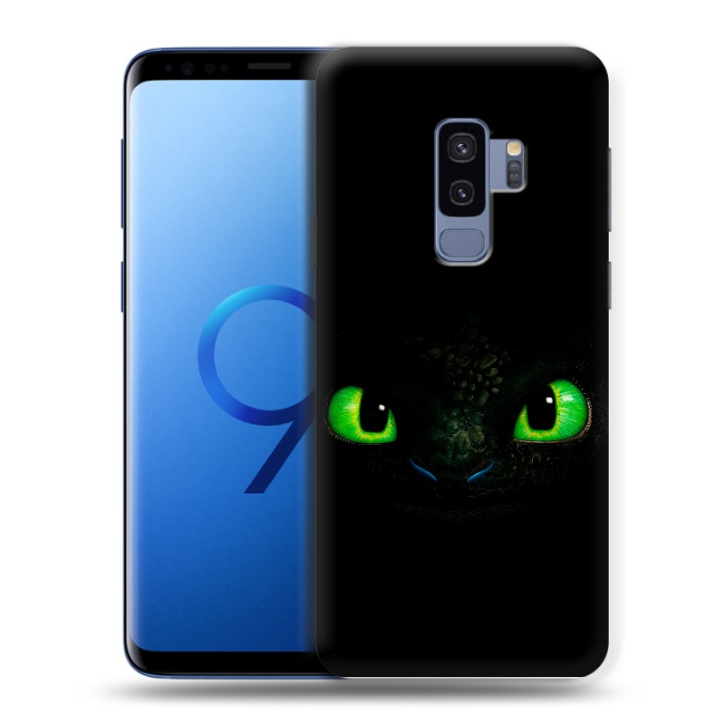 Силиконовый чехол на Samsung Galaxy S9 Plus с принтом Как приручить дракона Силиконовый чехол на Samsung Galaxy S9 Plus с принтом Как приручить дракона