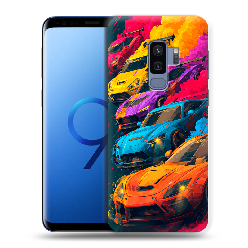 Силиконовый чехол на Samsung Galaxy S9 Plus с принтом Тачки Силиконовый чехол на Samsung Galaxy S9 Plus с принтом Тачки