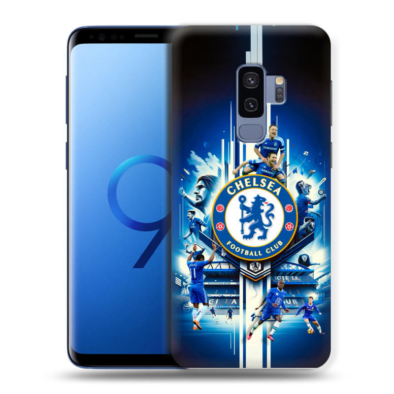 Силиконовый чехол на Samsung Galaxy S9 Plus с принтом Chelsea Челси Силиконовый чехол на Samsung Galaxy S9 Plus с принтом Chelsea Челси