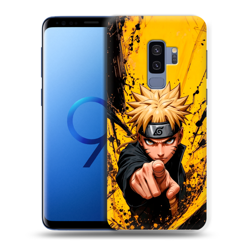 Силиконовый противоударный чехол на Samsung Galaxy S9 Plus с принтом Naruto Наруто Силиконовый противоударный чехол на Samsung Galaxy S9 Plus с принтом Naruto Наруто