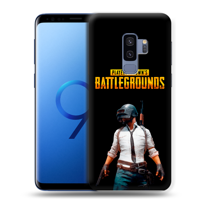 Силиконовый противоударный чехол на Samsung Galaxy S9 Plus с принтом PUGB ПАГБ Силиконовый противоударный чехол на Samsung Galaxy S9 Plus с принтом PUGB ПАГБ