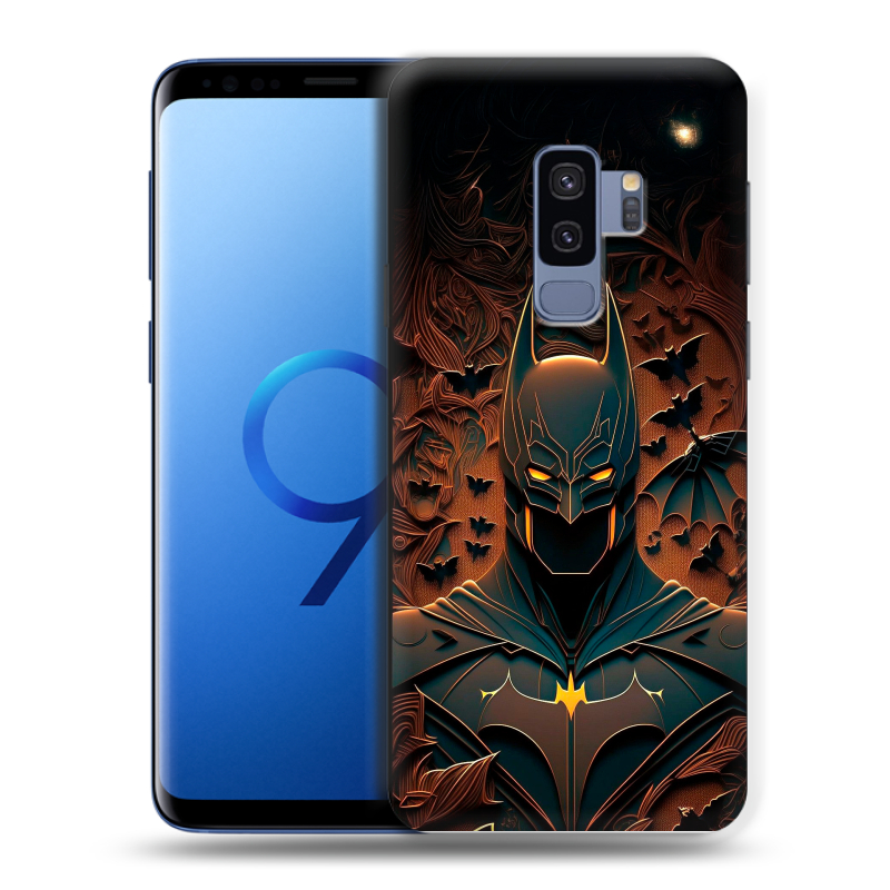 Силиконовый чехол на Samsung Galaxy S9 Plus с принтом Batman Бэтмен Силиконовый чехол на Samsung Galaxy S9 Plus с принтом Batman Бэтмен
