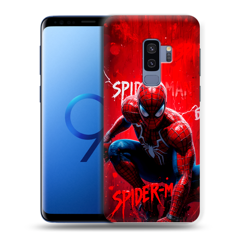 Силиконовый чехол на Samsung Galaxy S9 Plus с принтом Spiderman Человек паук Силиконовый чехол на Samsung Galaxy S9 Plus с принтом Spiderman Человек паук