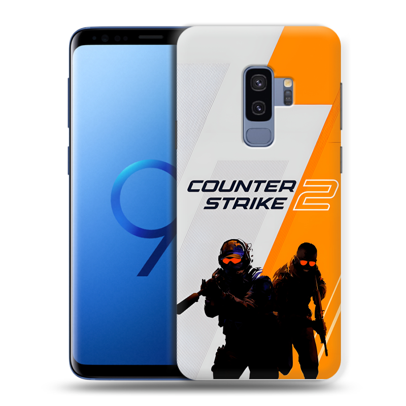 Силиконовый противоударный чехол на Samsung Galaxy S9 Plus с принтом Counter Strike Силиконовый противоударный чехол на Samsung Galaxy S9 Plus с принтом Counter Strike