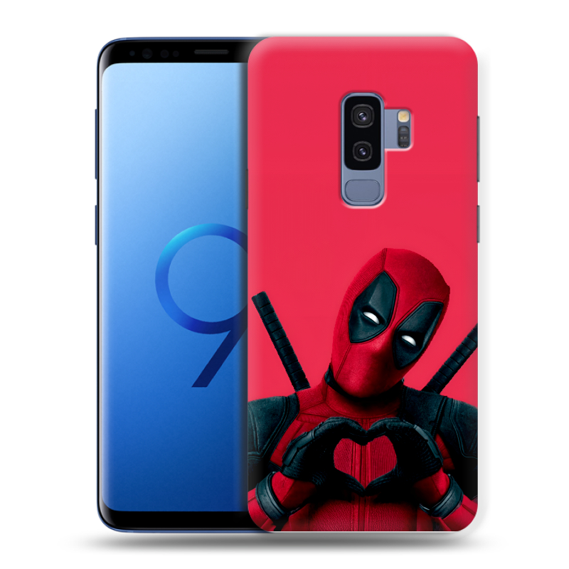 Силиконовый чехол на Samsung Galaxy S9 Plus с принтом Дедпул Deadpool Силиконовый чехол на Samsung Galaxy S9 Plus с принтом Дедпул Deadpool