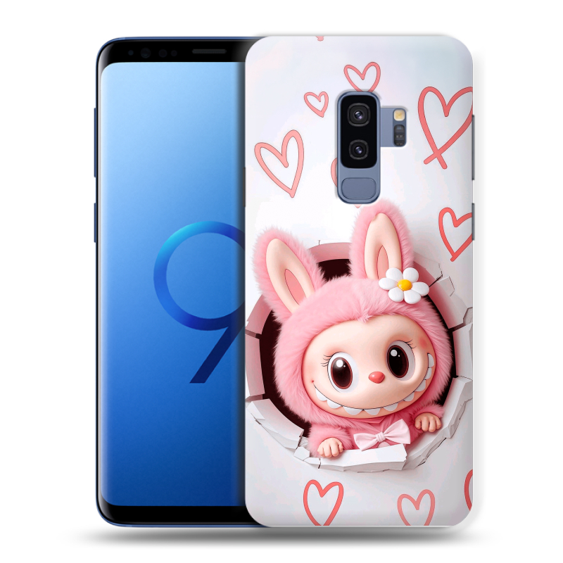 Силиконовый чехол на Samsung Galaxy S9 Plus с принтом Labubu Лабубу Силиконовый чехол на Samsung Galaxy S9 Plus с принтом Labubu Лабубу