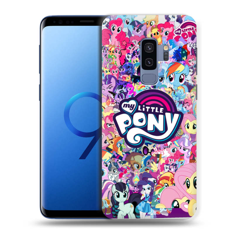 Силиконовый чехол на Samsung Galaxy S9 Plus с принтом My little pony Дружба чудо Силиконовый чехол на Samsung Galaxy S9 Plus с принтом My little pony Дружба чудо