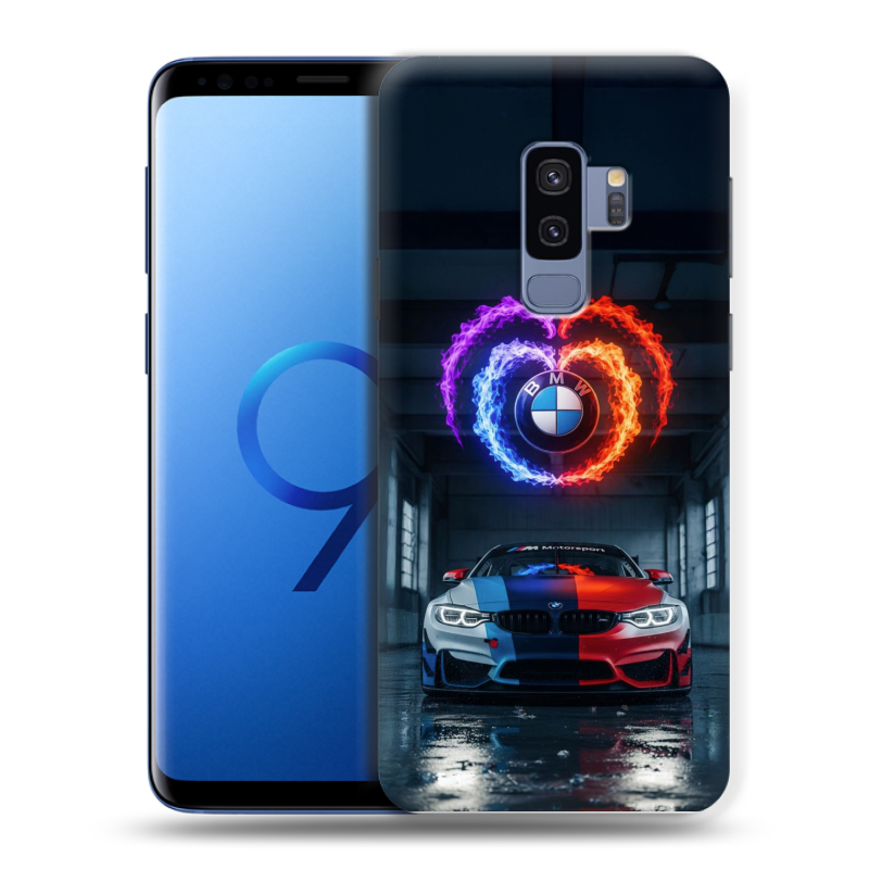 Силиконовый чехол на Samsung Galaxy S9 Plus с принтом BMW БМВ Силиконовый чехол на Samsung Galaxy S9 Plus с принтом BMW БМВ