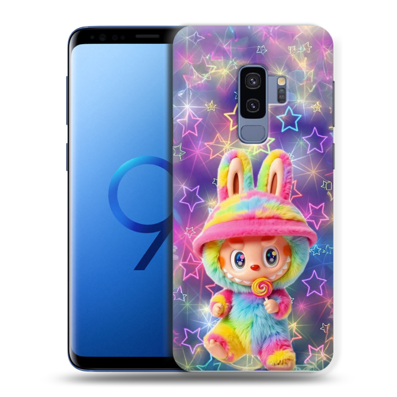 Силиконовый чехол на Samsung Galaxy S9 Plus с принтом Labubu Лабубу Силиконовый чехол на Samsung Galaxy S9 Plus с принтом Labubu Лабубу