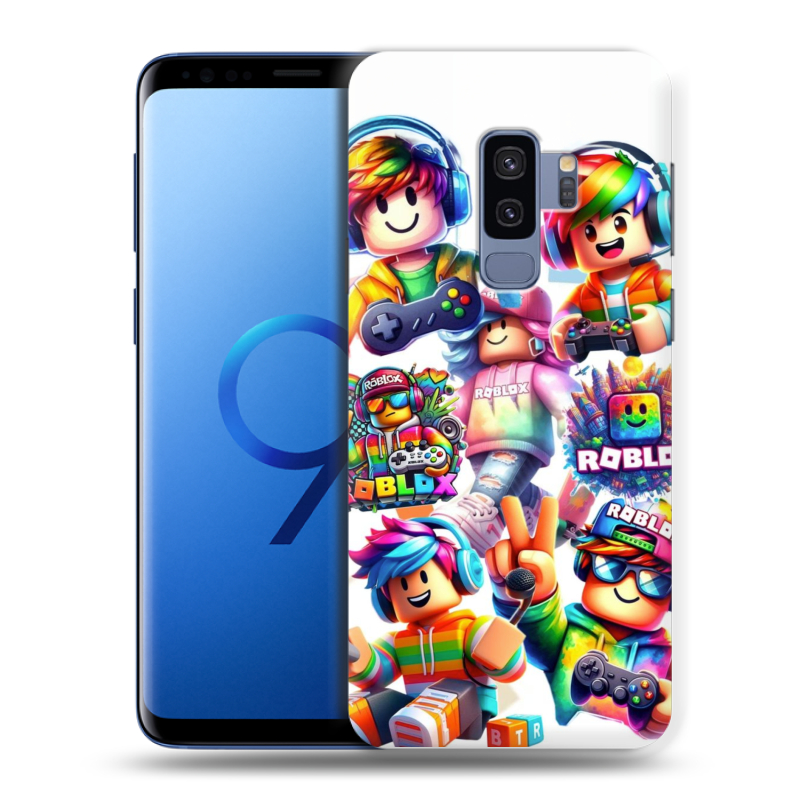 Силиконовый чехол на Samsung Galaxy S9 Plus с принтом Roblox Роблокс Силиконовый чехол на Samsung Galaxy S9 Plus с принтом Roblox Роблокс