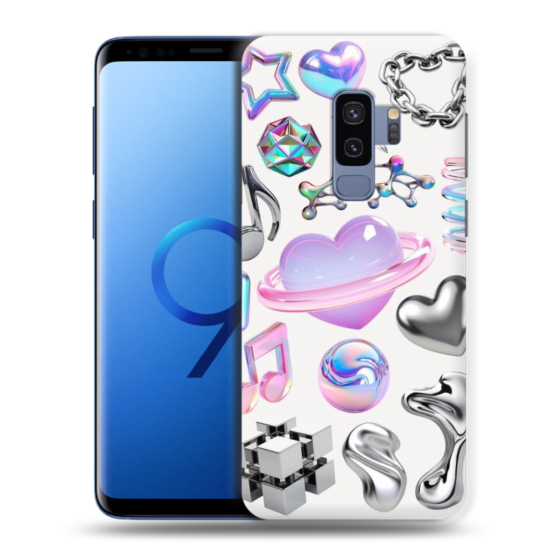 Силиконовый чехол на Samsung Galaxy S9 Plus с принтом Y2K Силиконовый чехол на Samsung Galaxy S9 Plus с принтом Y2K