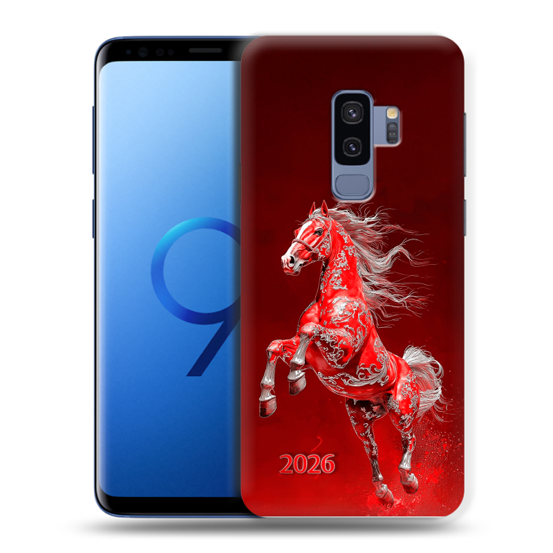 Силиконовый чехол на Samsung Galaxy S9 Plus с принтом Новый год Силиконовый чехол на Samsung Galaxy S9 Plus с принтом Новый год